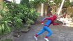 Frozen Elsa vs Pink SpiderGirl tied with ball Spiderman vs Joker pranks fun Superheroes movie