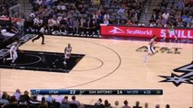Manu Ginobili Dimes Pau Gasol | Jazz vs Spurs | November 1, 2016 | 2016-17 NBA Season
