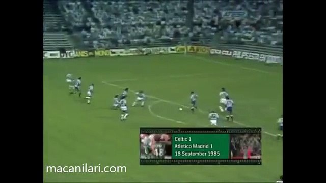 18.09.1985 - 1985-1986 UEFA Cup Winners' Cup 1st Round 1st Leg Atletico Madrid 1-1 Celtic FC