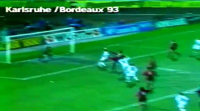 07.12.1993 - 1993-1994 UEFA Cup 3rd Round 2nd Leg Karlsruher SC 3-0 Bordeaux FC