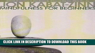 Ebook Mindfulness for Beginners Free Read