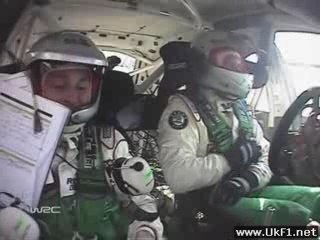 WRC 2005 Monte-Carlo Schwarz Crash