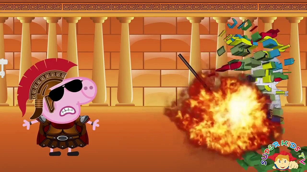 Peppa pig Español Makeup ! Finger Family Song Nursery Rhymes Love Story Parody new episodes