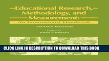 [PDF] Educational Research, Methodology and Measurement (Resources in Education Series) (Pergamon)