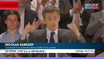 Nicolas Sarkozy a la solution pour remplacer les menus de substitution ‘’Une double ration de frites !’’