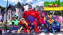 Big Hero 6 Finger Family - Big Hero 6 Nursery Rhyme/Game Compilation - Baymax Sky Patrol!
