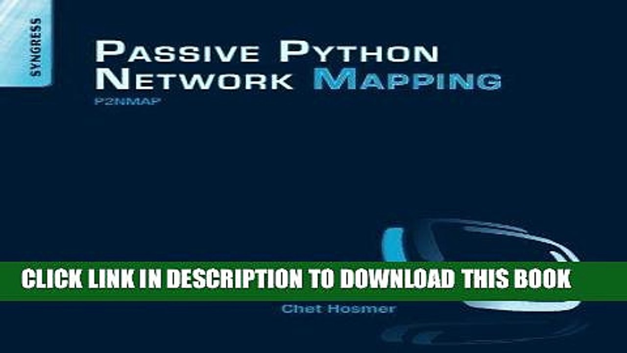 [PDF] FREE Python Passive Network Mapping: P2NMAP [Read] Online