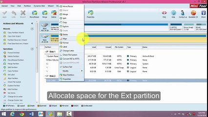 ---How to partition SD card for link2SD using minitool - YouTube