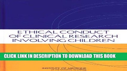 [PDF] The Ethical Conduct of Clinical Research Involving Children Popular Online