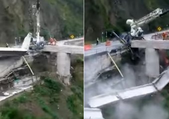 Vinç devrildi, çalışanlar ölümden döndü