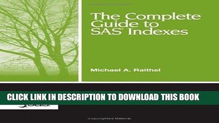 [PDF] FREE The Complete Guide to SAS Indexes [Read] Online