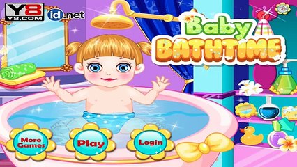 Baby Bathtime DIAPER Change DRESS UP & Lovely CARING Game for Little Children