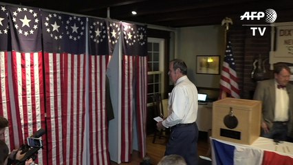 Arranca jornada electoral de EEUU en poblado de New Hampshire
