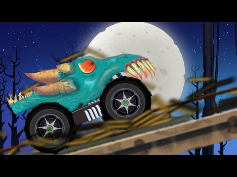 Monster Trucks | Scary Monster Trucks | Scary Halloween Vehicles