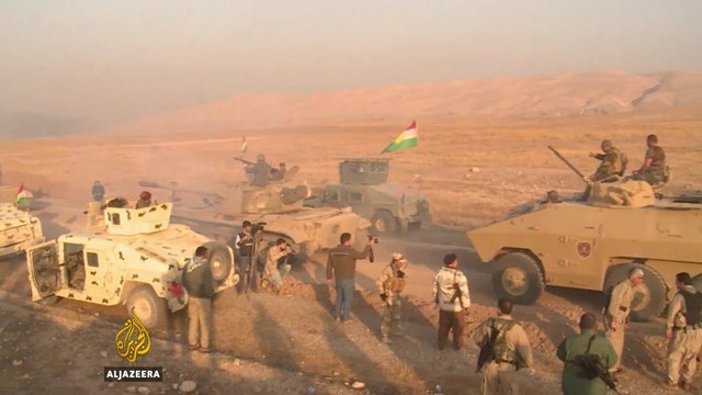 Battle for Mosul: Peshmerga forces storm Bashiqa