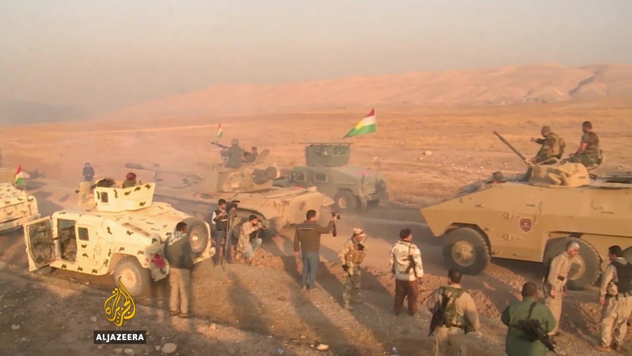 Battle for Mosul: Peshmerga forces storm Bashiqa
