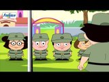 Five Little Soldiers - Nursery Rhymes - English