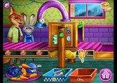Zootopia Judy And Wilde Police Disaster - Judy The Bunny And Nick The Fox Cop Clean Up Game
