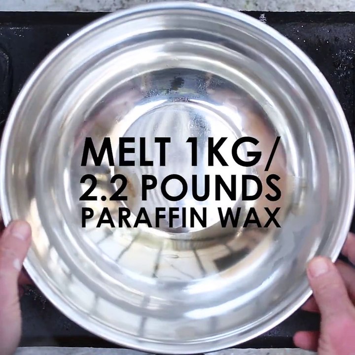 DIY Wax Lanterns
