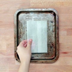Dryer Sheet Pan Cleaning Hack