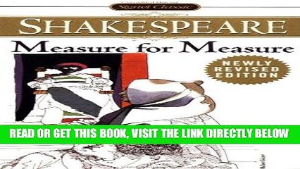[DOWNLOAD] PDF Measure for Measure (Signet Classics) Collection BEST SELLER