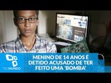 Menino de 14 anos cria relógio e é detido acusado de ter feito uma 