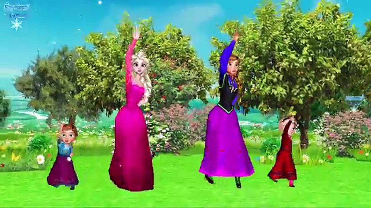 Frozen Kids Finger Family Rhymes Songs For Babies | Frozen Olaf Cartoon For Children Nursery Rhymes