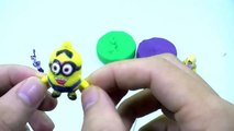 Kinner Play doh Surprise Eggs Minions Frozen Fun Characters Peppa Pig Videos New-part3