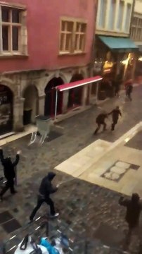 Grosse bagarre entre supporters lyonnais et bastiais