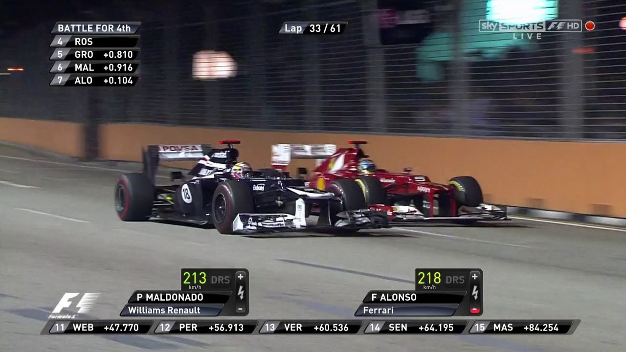 F1 - Singapore GP 2012 - Race - Part 2