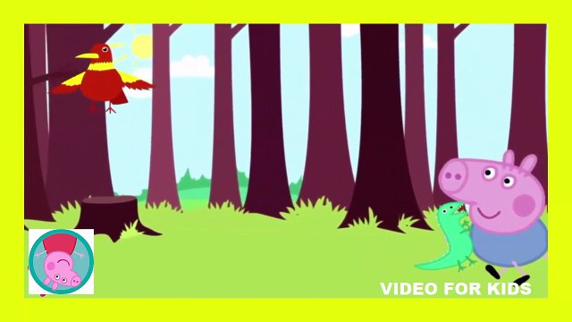 PEPPA PIG CRYING DINOSAUR GEORGE vs SPIDERMAN PEPPA PIG with Finger Family Nursery Rhymes For Kids