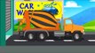 Cement Mixture Truck | Car Wash | Videos for Kids