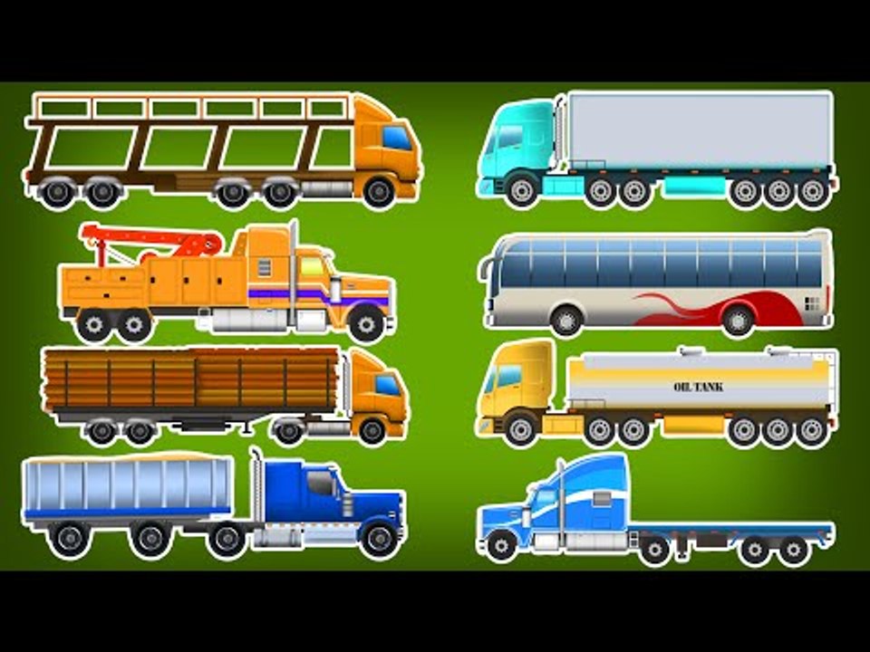 Loading Trucks And Vehicles | Street Vehicles | Kids Video