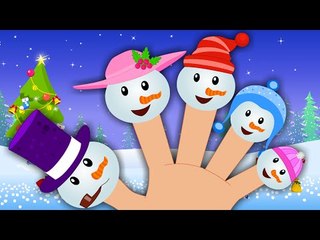 Snowmen Finger Family | Christmas Finger Family