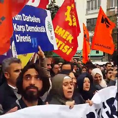 Istanbul- Protest against HDP deputies arrest by Turkish police- 2016-11-05