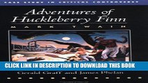 [BOOK] PDF Adventures of Huckleberry Finn (Case Studies in Contemporary Criticism) New BEST SELLER