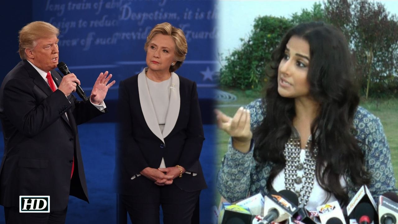 Vidya Balan REACTS on US Presidential Elections