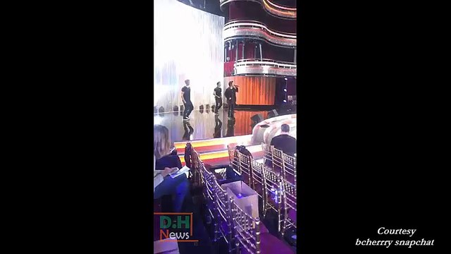 Derek Hough and Marilu Henner - DWTS backstage - Week 9 - November 7, 2016