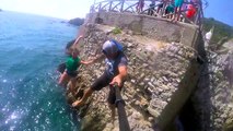 Riyaz Bhati - Cliff Jumping Italy – creating a Contiki Legend in 4K!