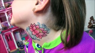 Bad Baby Face Tattoo Fail Victoria & Annabelle Toy Freaks Family-part3