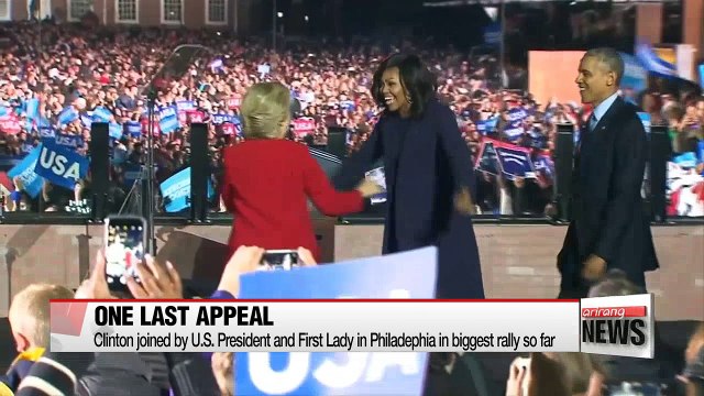 U.S. Election: Two candidates make one last appeal to voters on Monday