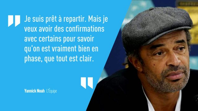 Tennis - Coupe Davis : Noah pas sûr à 100% de rester