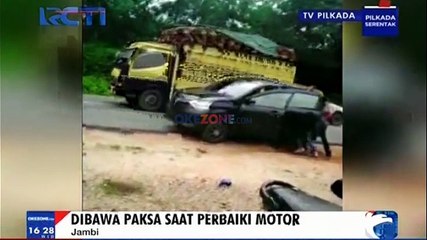 Video Detik-Detik Penculikan Pengendara Motor di Jambi