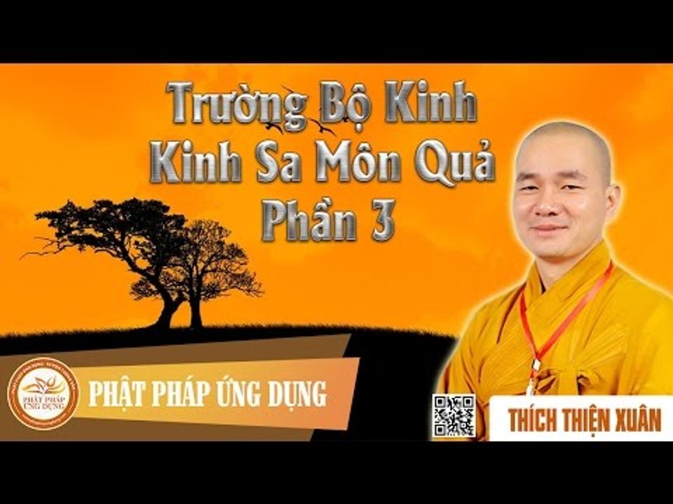 Trường Bộ Kinh   Kinh Sa Môn Quả Phần 3 - Giảng sư Thích Thiện Xuân
