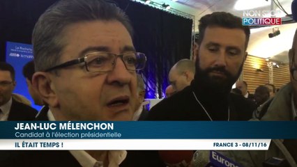 Jean-Luc Mélenchon moque la présence de François Hollande aux Assises de la Mer après quatre ans d'absence