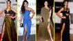 Kareena Kapoor, Katrina Kaif,Deepika,Priyanka Show Off Sexy Legs - Thigh High Slit