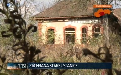 Stará Kremnička: Záchrana starej stanice