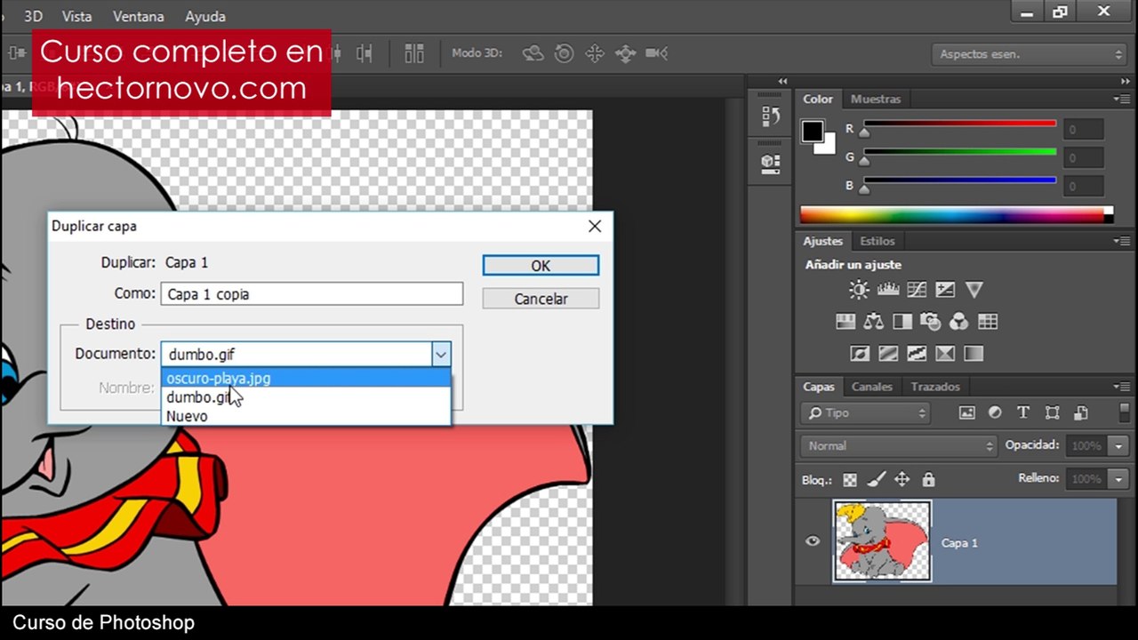 Curso Photoshop: Máscara de recorte