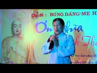 Phật tử chủa Thiên Linh hat tại Mua vu lan 2015