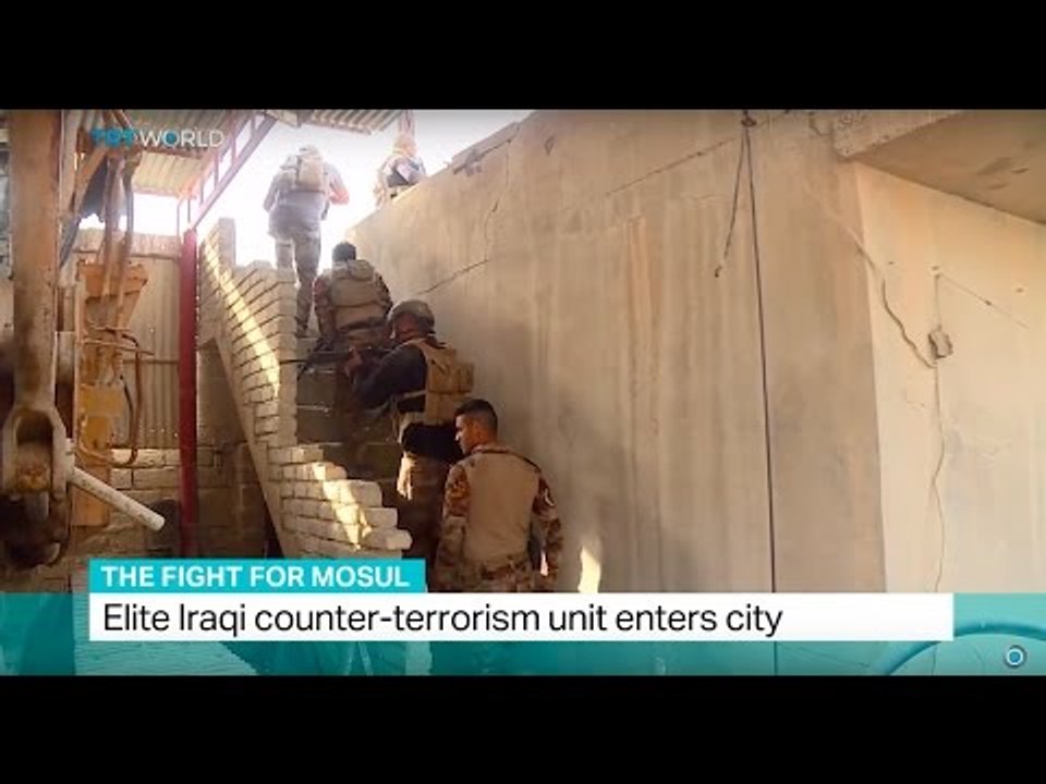The Fight For Mosul: Elite Iraqi counter-terrorism unit enters city